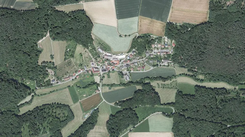 Luftbild von Annelsbach