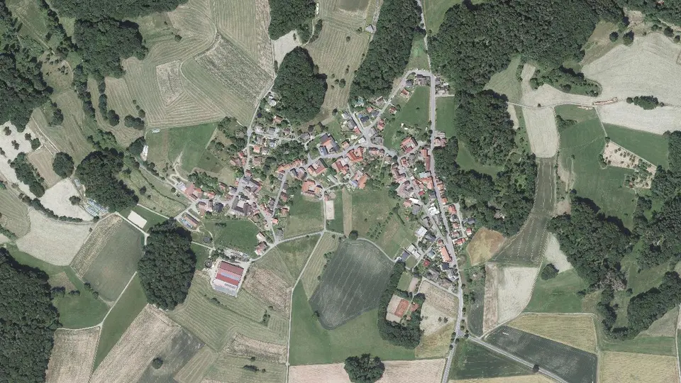 Luftbild von Böllstein