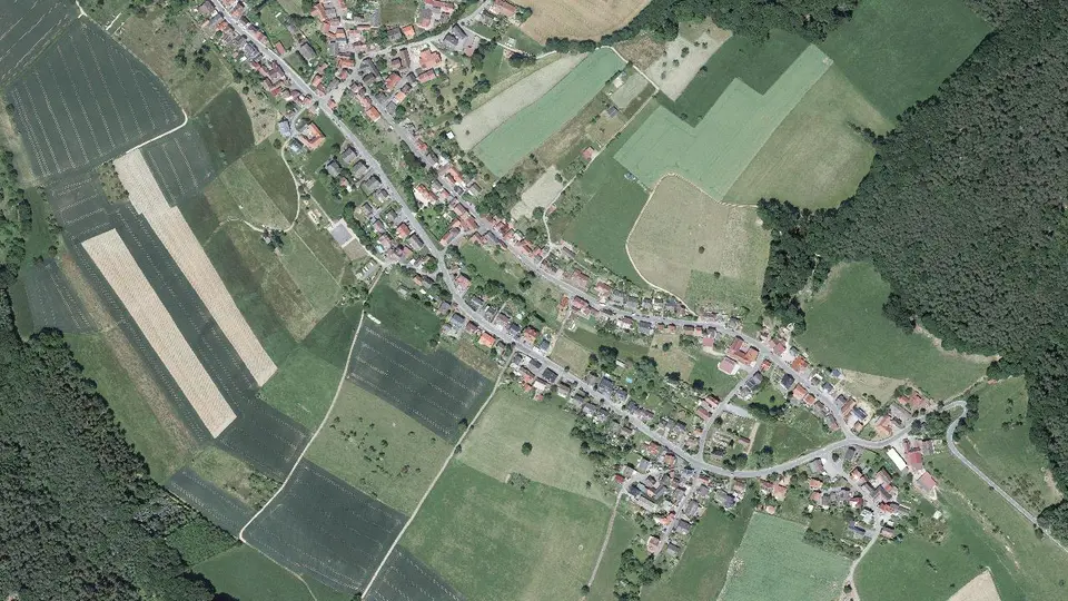 Luftbild von Breitenbrunn