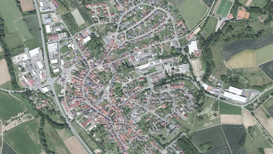 Luftbild von Brensbach