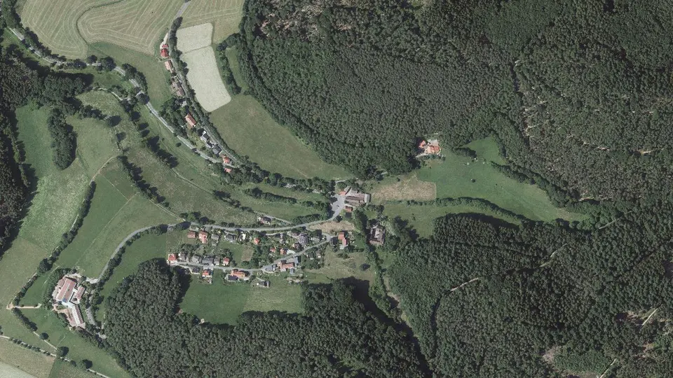 Luftbild von Erbuch