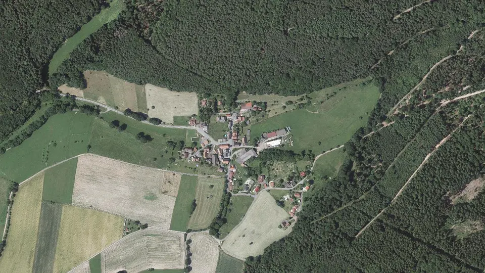 Luftbild von Ernsbach
