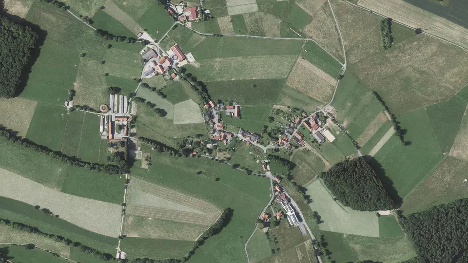 Luftbild von Etzean