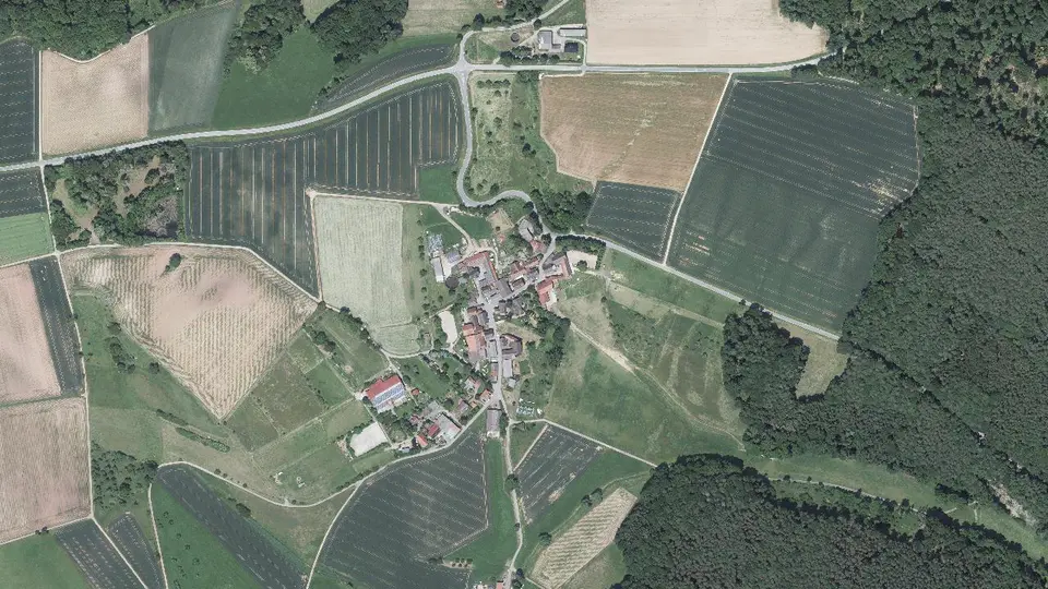 Luftbild von Forstel