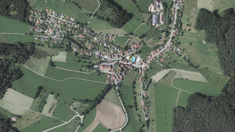 Luftbild von Güttersbach