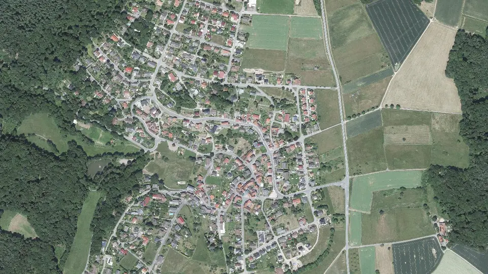 Luftbild von Hassenroth