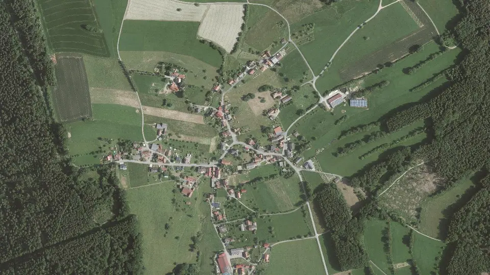Luftbild von Hesselbach