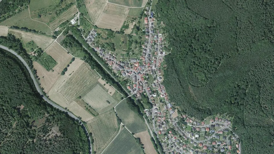 Luftbild von Hetschbach
