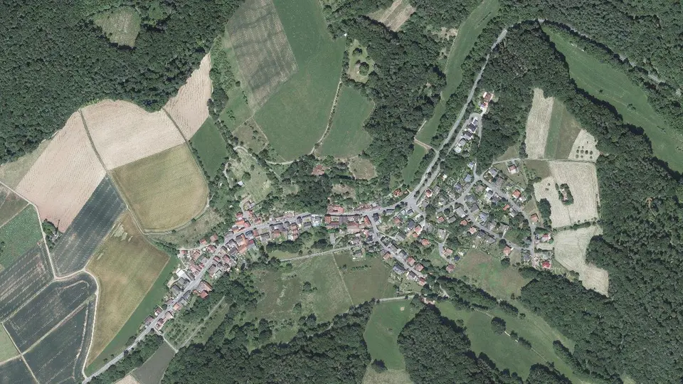 Luftbild von Höllerbach