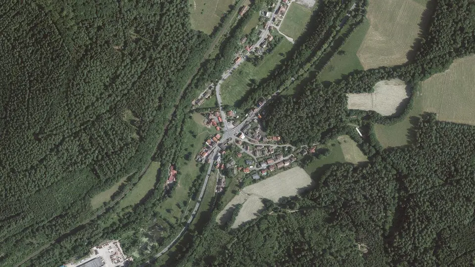Luftbild von Kailbach