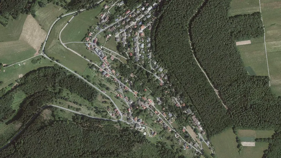 Luftbild von Kortelshütte