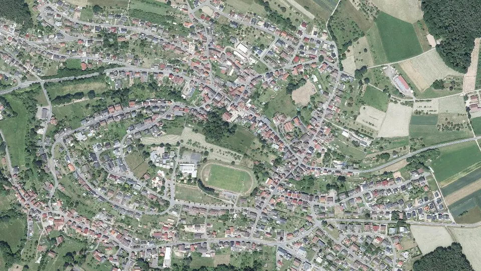 Luftbild von Lützel-Wiebelsbach