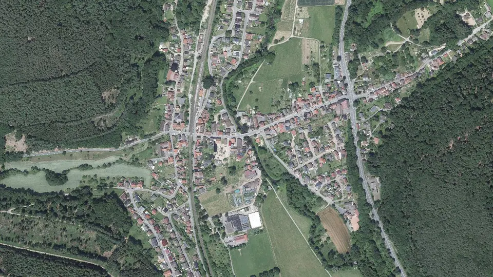 Luftbild von Mümling-Grumbach