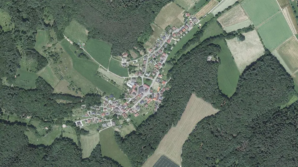 Luftbild von Pfirschbach