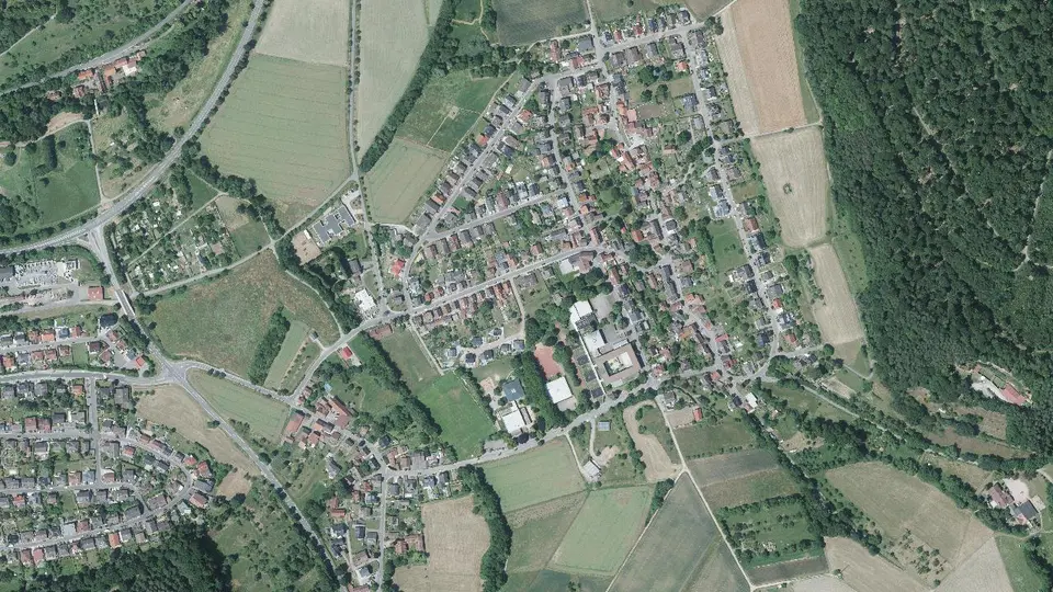 Luftbild von Rai-Breitenbach
