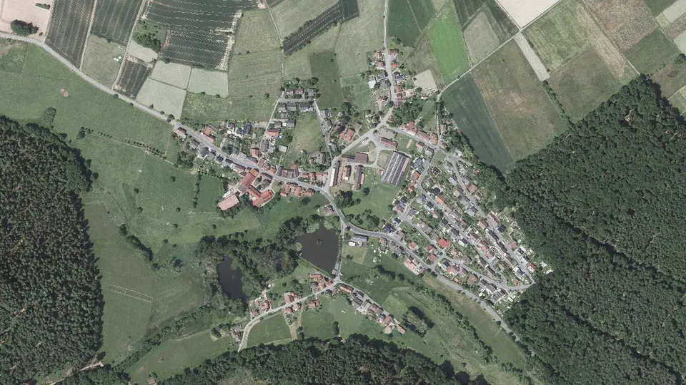Luftbild von Rehbach