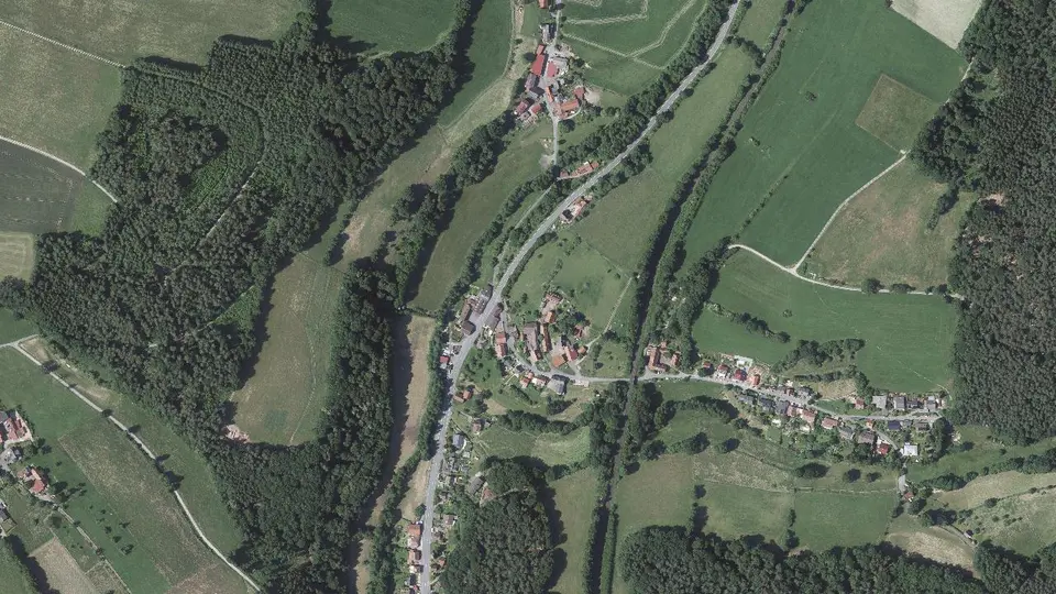 Luftbild von Schönnen