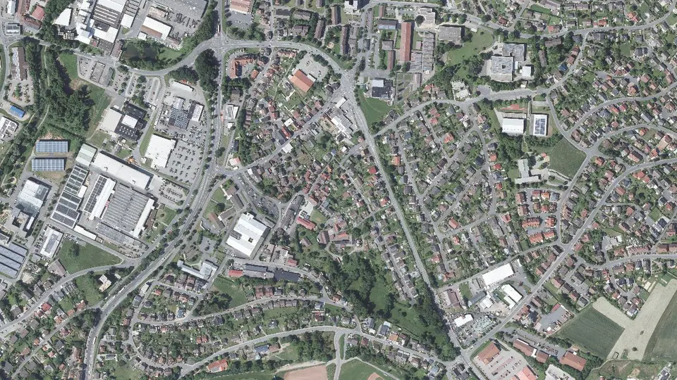 Luftbild von Stockheim
