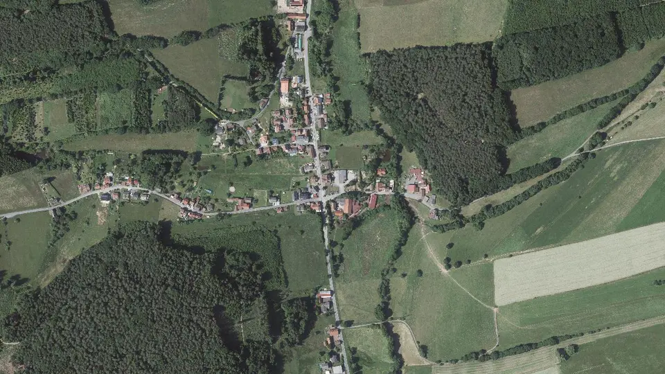 Luftbild von Unter-Mossau
