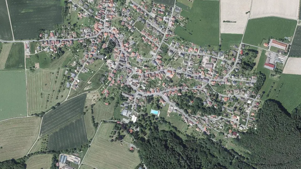 Luftbild von Vielbrunn
