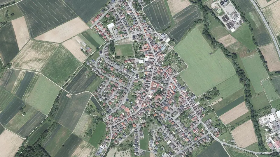 Luftbild von Wersau